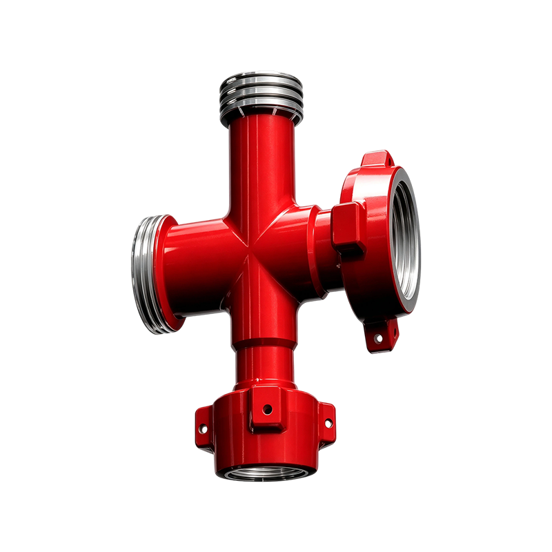 Multi-Port Integral Cross Joint for Heavy Duty Pipeline Flow Splitter